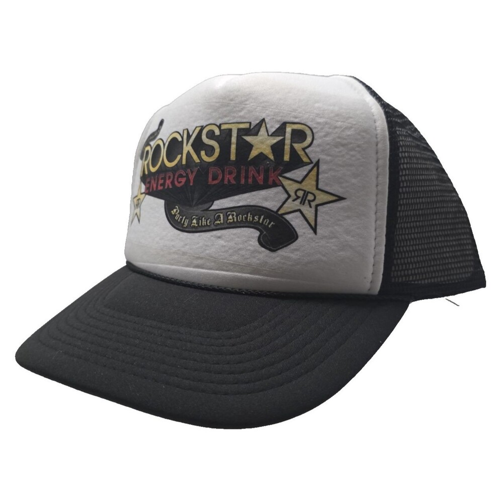 Rockstar Energy Drink Trucker Hat Snapback Party Like Rockstar Cap
